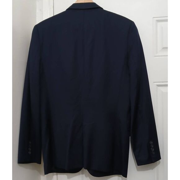 Hugo boss mens size 38R blazer virgin wool super 130's navy blue - Picture 8 of 8